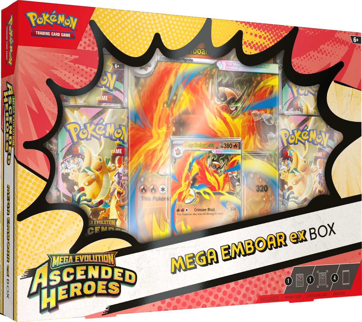 Pokémon TCG – Mega Evolution: Ascended Heroes ex Box