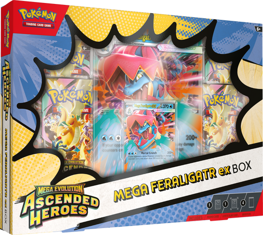 Pokémon TCG – Mega Evolution: Ascended Heroes ex Box