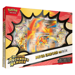 Pokémon TCG – Mega Evolution: Ascended Heroes ex Box