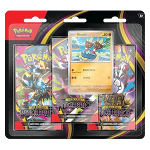 Pokémon TCG – Mega Evolution: Pitch Black 3-Pack Blister